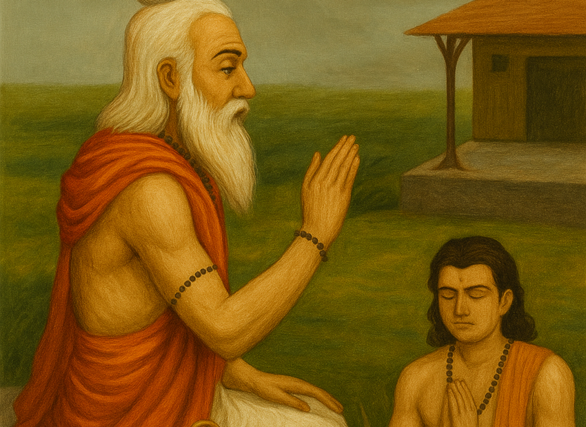 Sanskrit shlokas on teachers