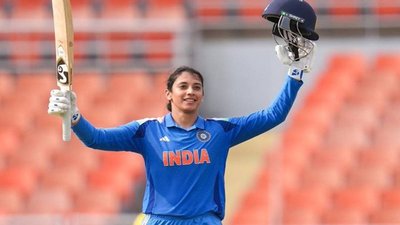 स्मृति मंधाना के निशाने पर बड़ा रिकॉर्ड, 62 रन और गिल समेत सभी पुरुष क्रिकेटर होंगे पीछे
