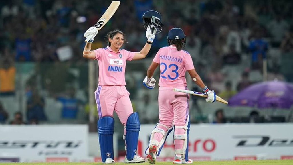Smriti Mandhana, Fastest century in Indian ODI history, Virat Kohli fastest century in Women ODI, Smriti Mandhana, Smriti Mandhana hundred, Smriti Mandhana century, IND W Vs AUS W, India Women vs Australia Women 3rd ODI, Ind vs Aus, India vs Australia