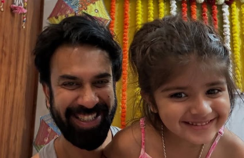 rajeev with daughter