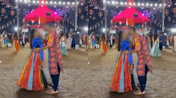गरबा इवेंट में NRI कपल ने एक-दूसरे को किया किस, Video Viral होने पर भड़के यूजर्स, मांगनी पड़ी माफी
