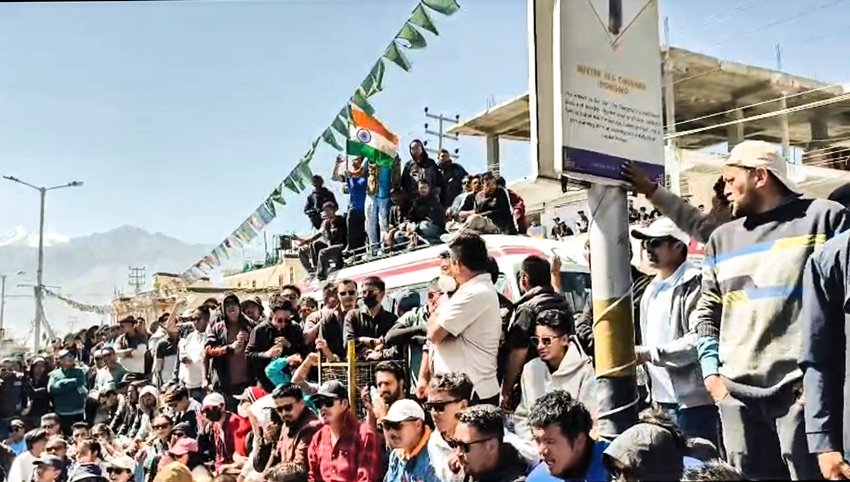 Leh Protest Latest Updates