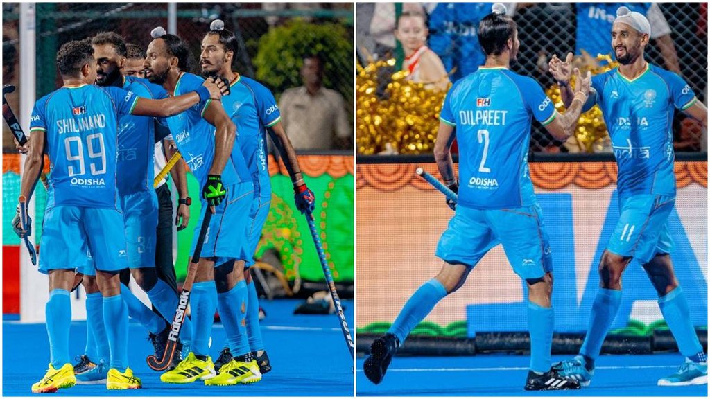 India vs Korea Hockey, Asia Cup Hockey Super 4, Hardik Singh goal