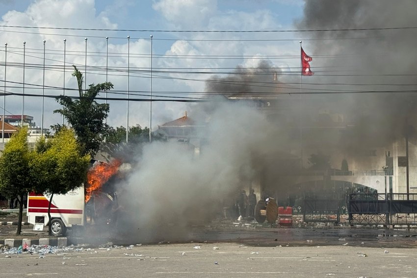 Curfew in Kathmandu Amid Violent Clashes Over Social Media Ban