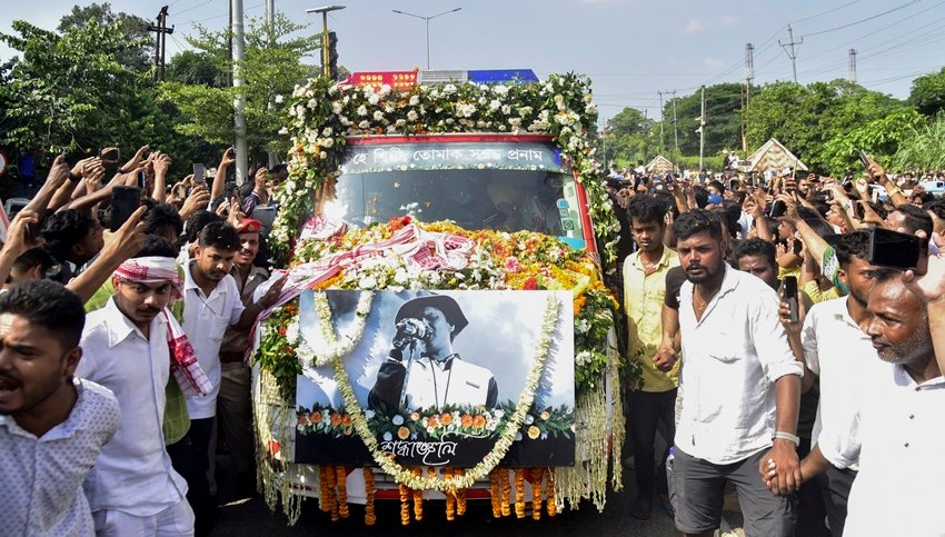 Zubeen Garg Last Journey Captured in Photos
