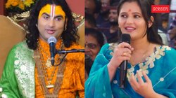 पवन सिंह विवाद के बाद एक्ट्रेस अंजलि राघव ने की अनिरुद्धाचार्य से मुलाकात, कथावाचक से पूछा ये सवाल