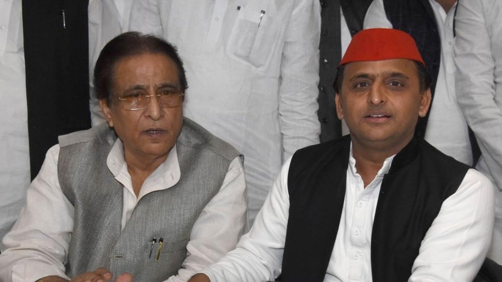 azam khan, akhilesh yadav, azam
