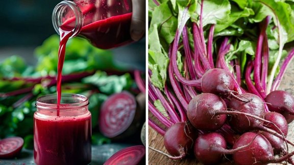 chia seeds and beetroot juice, glowing skin juice