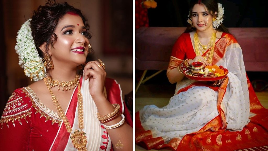 durga puja, durga puja 2025, durga puja Bengali look, How to get ready in Bengali style,