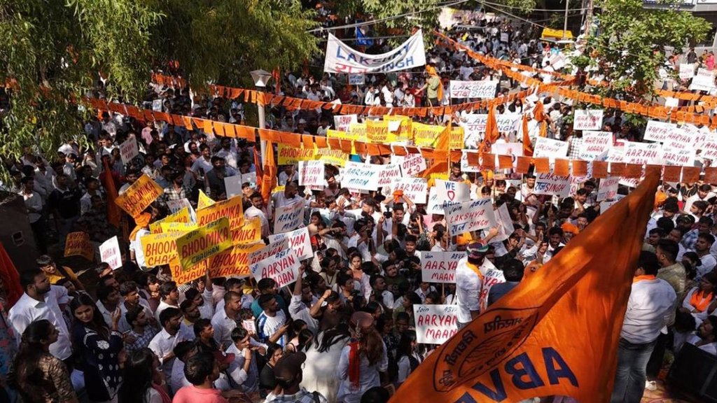 dusu election, abvp, nsui