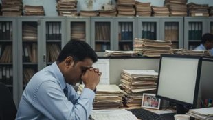 govt bank employee, government jobs, government bank job, man leaves government job