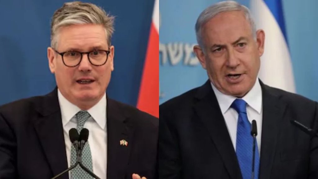 israel pm benjamin netanyahu | british pm keir starmer | palestine |