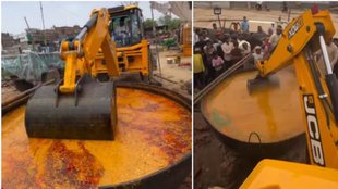 JCB, viral video, cooking with JCB