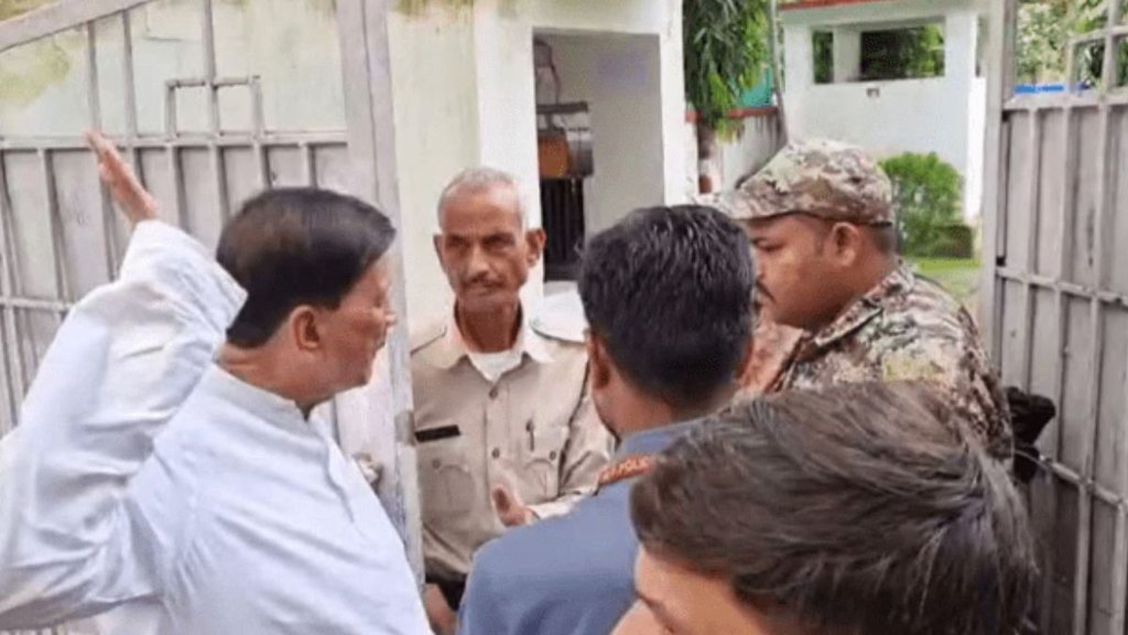 Madhya Pradesh | mla Narendra Singh Kushwaha | bhind collector Sanjeev Kumar Srivastava