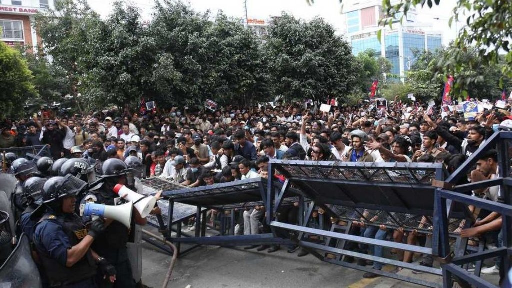 nepal protest| KP sharma oli| nepal curfew