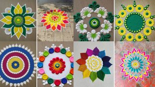 rangoli design simple, rangoli design, New rangoli designs easy, Rangoli designs easy and beautiful