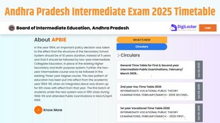 BIEAP Intermediate Exam 2025, Andhra Pradesh Inter Exam Time Table 2025, BIEAP 1st Year Exam Date 2025, BIEAP 2nd Year Exam Date 2025, AP Inter Board Exams 2025 Schedule