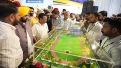 केजरीवाल और भगवंत मान ने 3100 खेल स्टेडियमों का किया शिलान्यास, गांव-गांव में बनेंगे शानदार स्टेडियम