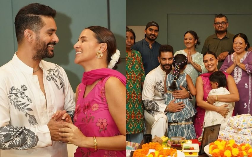Neha Dhupia Diwali