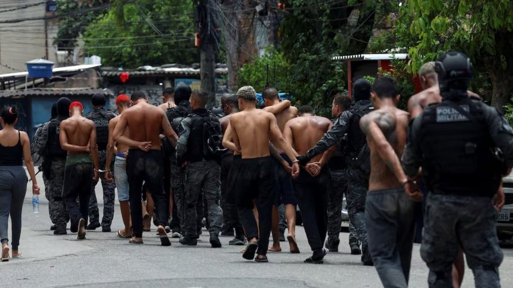 brazil largest police operation, brazil police operation, drug gangs