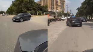 Car Stunt Viral Video, Greater Noida, Hindi News