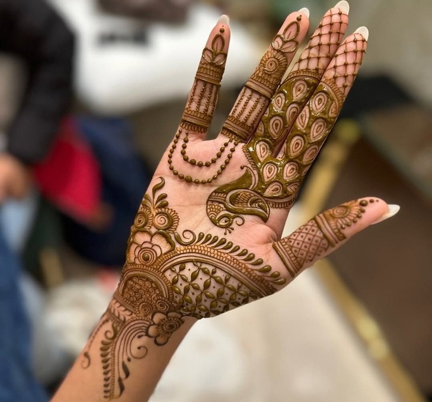 Chhath Puja Mehndi designs
