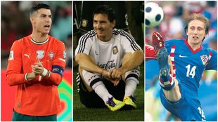 Cristiano Ronaldo, Lionel Messi, Luka modric, World Cup, football
