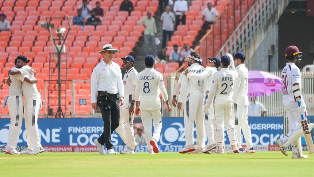 IND vs WI, IND vs WI 1st Test, India Beats West Indies Ahmedabad Test
