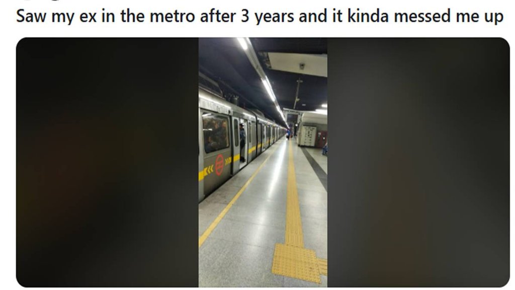 Delhi Metro, Love Story, Ex Girlfriend, EX GF, Social Media post, reddit post