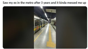 Delhi Metro, Love Story, Ex Girlfriend, EX GF, Social Media post, reddit post