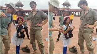 Delhi Girl Video Viral, 10 year old girl tourist guide,