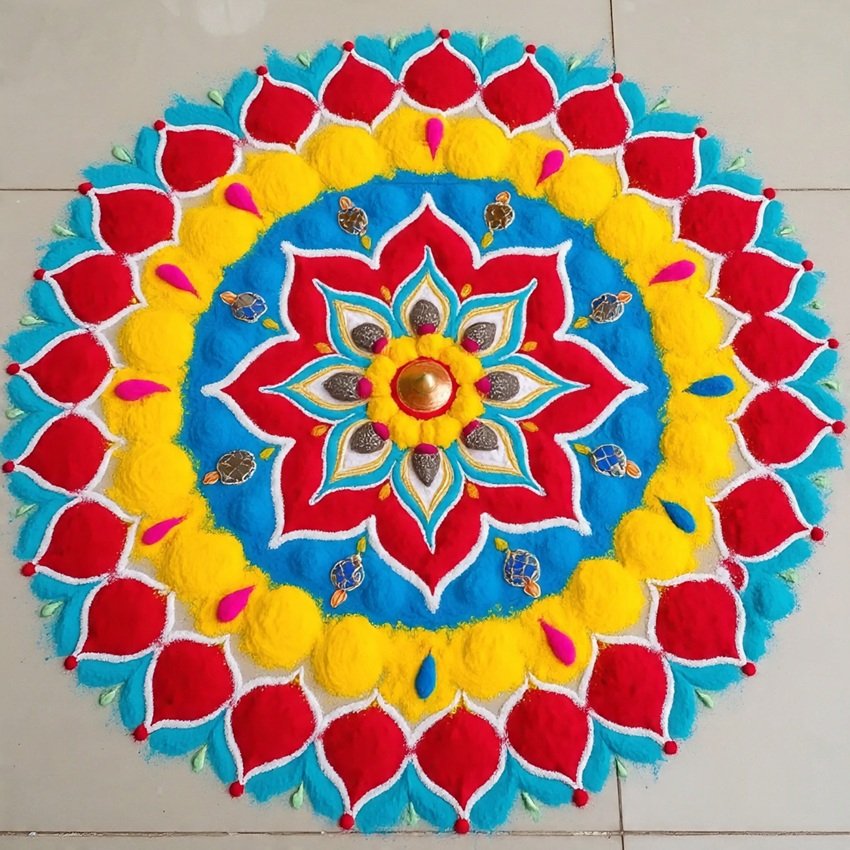 Diwali 2025 Decoration Trend Let AI Design Your Perfect Rangoli