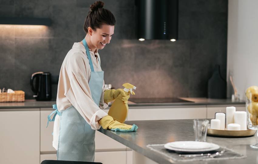 quick kitchen cleaning