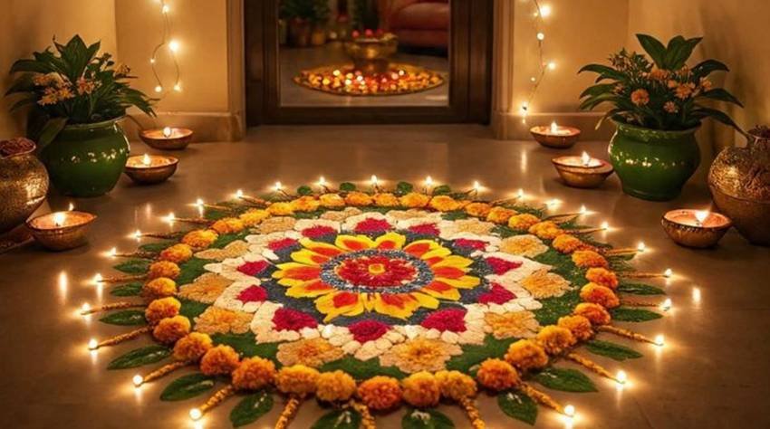 Beautiful Diwali rangoli ideas