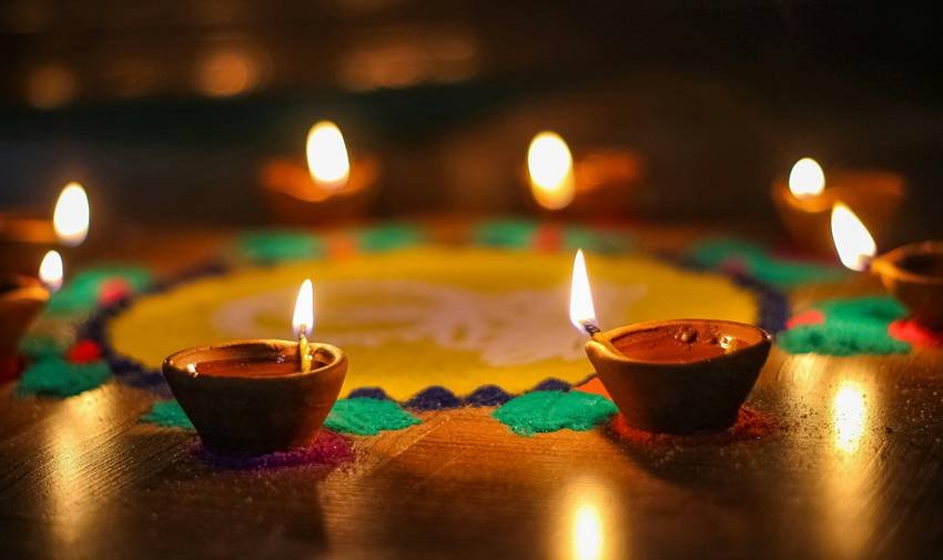 Traditional rangoli designs