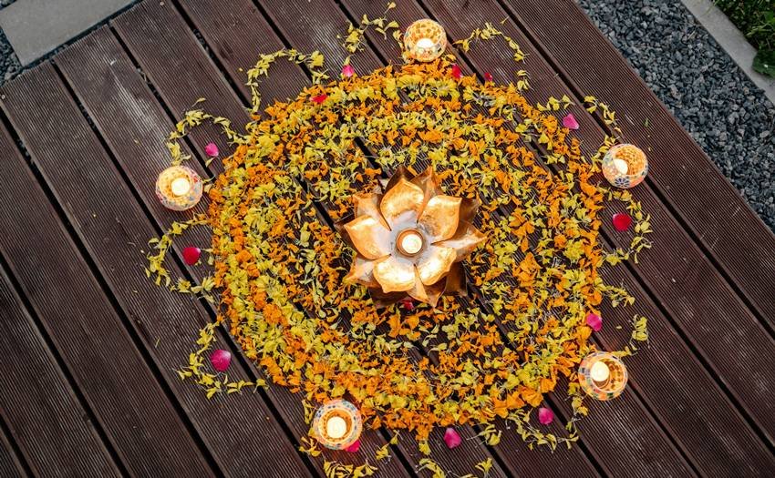 Rangoli ideas for home decoration