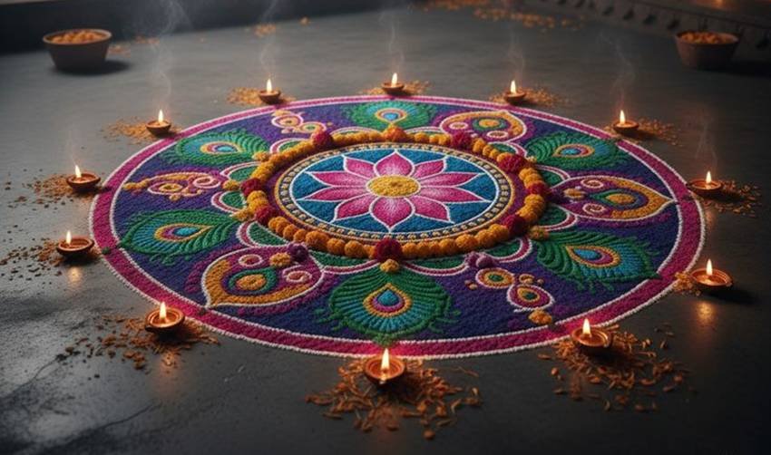 Diwali home decoration
