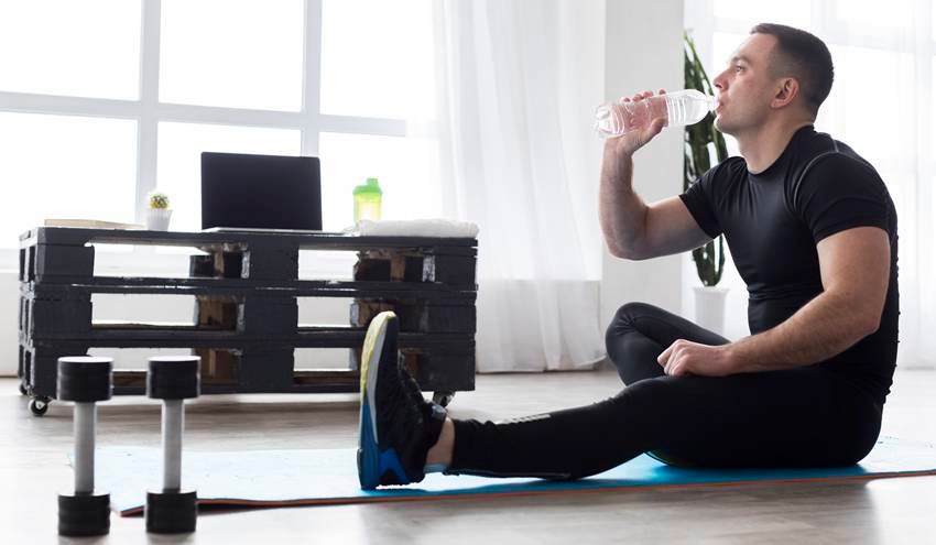 Drink water after exercise