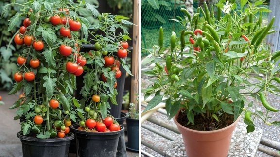 Easy vegetables to grow in pots, Fast growing vegetables, Home gardening tips