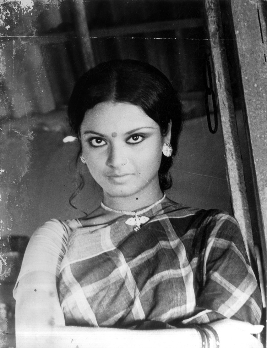 Actress Rekha in film NAMAK HARAAM. Express archive photo