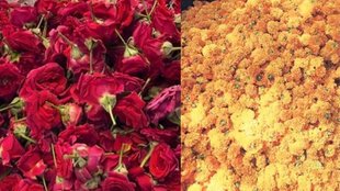 Dhanteras flower price, Delhi flower market