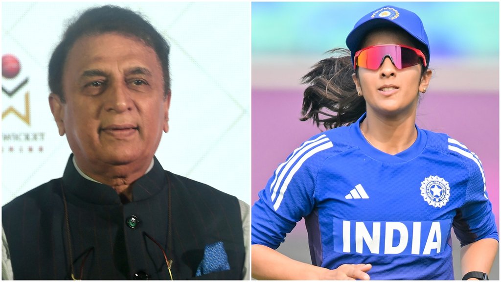 Sunil Gavaskar, Jemimah Rodrigues, Harmanpreet Kaur Sunil Gavaskar, Jemimah Rodrigues, Harmanpreet Kaur