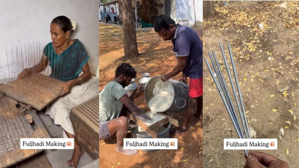 Fuljhadi Making Viral Video, Diwali 2025, Fire cracker Making