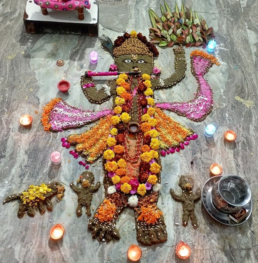 Govardhan Puja cow dung ideas