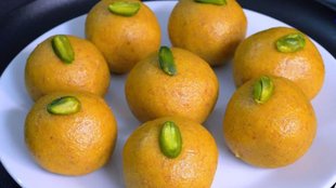 Gujarati Magas ke laddu recipe in Hindi | magaj-gujarati-magas-magaz | Besan Ladoo kaise banaye