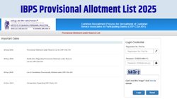 IBPS provisional allotment list 2025: आईबीपीएस ने जारी की JA, PO, SO और RRBs पोस्ट के लिए प्रोविजनल लिस्ट, यहां चेक करें अपने चयन की स्थिति