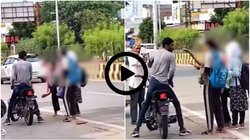 थप्पड़ के जवाब में लड़की ने चप्पल से कर दिया लड़के का मुंह सीधा, बाइक लेकर भागने पर हुआ मजबूर; देखें वायरल वीडियो