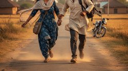 पति की मौत के बाद 35 लाख का मुआवजा लेने लौटी पत्नी, 5 साल पहले बच्चों को छोड़कर प्रेमी संग हो गई थी फरार