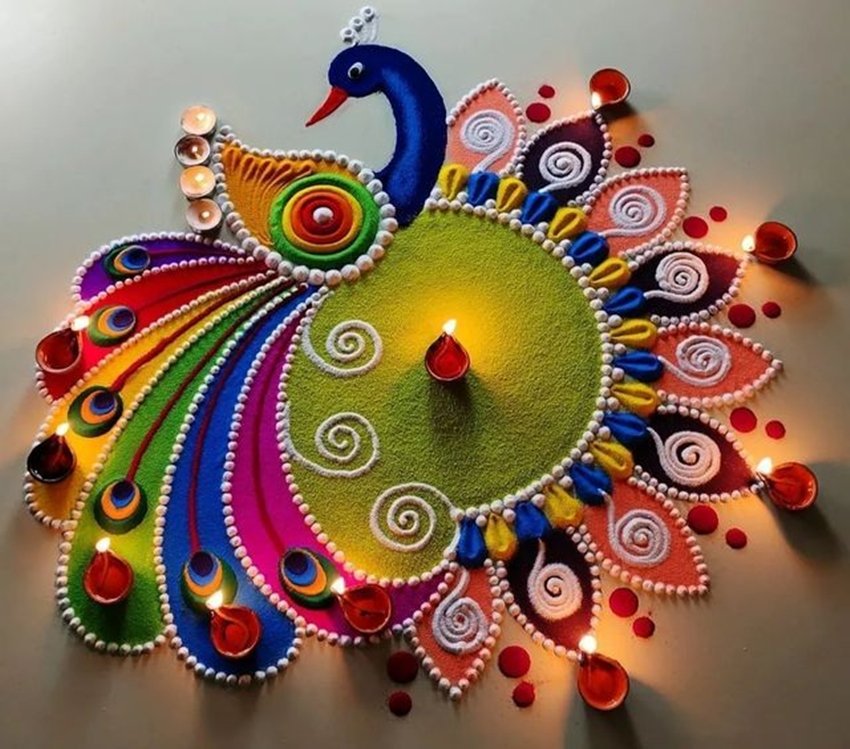 Karwa Chauth 2025 Stunning Rangoli Ideas to Decorate Your Home and Puja Area