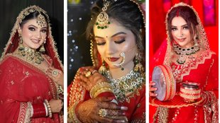 Karwa Chauth Makeup | Simple makeup at home | How to apply makeup step by step